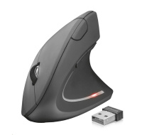 BAZAR - TRUST Myš Verto wireless ergonomic mouse USB, black (černá) - Poškozený obal (Komplet)