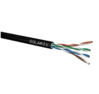 Instalační kabel Solarix venkovní gelový UTP, Cat5E, drát, PE, box 305m SXKD-5E-UTP-PEG