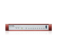 Zyxel USG FLEX 100HP Series, 8 Gigabit user-definable ports, 1*USB with 1 YR Gold Security Pack