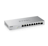 Zyxel XMG-108 8 Ports 2,5G + 1 SFP+, 8 ports 100W total PoE++ Desktop MultiGig unmanaged Switch