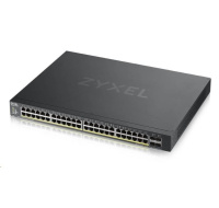 Zyxel XGS1935-52HP, 52 Port Lite-L3 Smart Managed PoE Switch, 48x Gigabit PoE and 4x 10G SFP+, hybrid mode