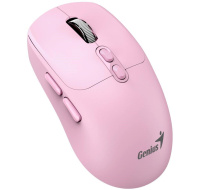 GENIUS myš NX-8080S BT/ duální Bluetooth + 2,4GHz/ 1600 dpi/ Copilot/ bezdrátová/ tichá/ růžová