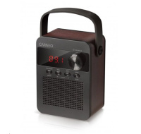 CARNEO F90 FM rádio, bluetooth reproduktor, black/wood