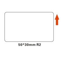 BAZAR - Niimbot štítky R 50x30mm 230ks White pro B21, B21S, B3S, B1 - Poškozený obal (Komplet)