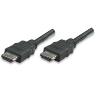 MANHATTAN kabel HDMI s Ethernetem, HEC, ARC, 3D, 4K, stíněný, 2m, Black