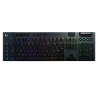 Logitech Mechanical Gaming Keyboard G915 LIGHTSPEED Wireless RGB - GL Tactile - CARBON - US INT'L - 2.4GHZ/BT