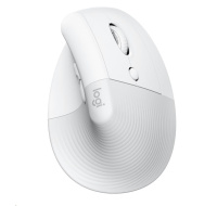 Logitech Lift Vertical Ergonomic Mouse for Business, Mac, off-white/pale grey