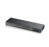 Zyxel GS2220-28 28-port L2 Managed Gigabit Switch, 24x gigabit RJ45, 4x gigabit RJ45/SFP