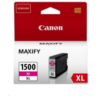 Canon CARTRIDGE PGI-1500XL M purpurová pro Maxify MB2050, MB2150, MB2350, MB2750 a MB2755 (780 str.)