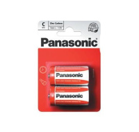 PANASONIC Zinkouhlíkové baterie Red Zinc R14RZ/2BP EU C 1,5V (Blistr 2ks)