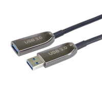 PremiumCord prodlužovací optický AOC kabel USB 3.0  A/Male - A/Female, 50m