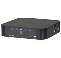 ATEN 4-port mini DisplayPort Dual View KVMP USB, audio, kabely