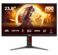 BAZAR - AOC MT 23,8" 24G4HA - 1920x1080,IPS,200Hz,2xHDMI,1xDP,Repro,Pivot - poškozený obal