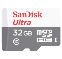 SanDisk MicroSDHC karta 32GB Ultra (80MB/s, Class 10 - Tablet Packaging, Android) + adaptér