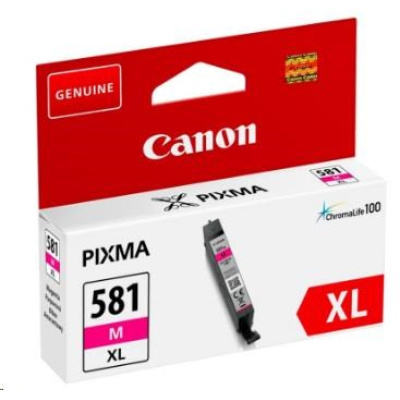 Canon CARTRIDGE PGI-581XL purpurová pro PIXMA TS615x, TS625x, TS635x, TR7550, TS815x (466 str.)