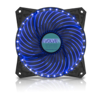 EVOLVEO 12L2BL, ventilátor 120mm, 33 LED, modrý, 3pin