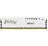 KINGSTON DIMM DDR5 16GB 6000MT/s CL30 ECC FURY Beast XMP Bílá