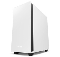 NZXT skříň H7 / ATX / 2x120 mm fan / USB-C / 2x USB / prosklená bočnice / černobílá