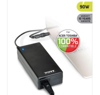 PORT napájecí adaptér k notebooku Acer/Toshiba (3x konektor), 90 W, 19 V, 4,74 A