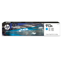 HP 913A Cyan Original PageWide Cartridge (3,000 pages)