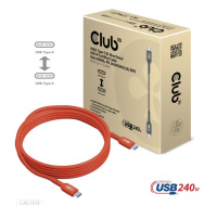 Club3D Kabel USB2 Type-C Bi-Directional USB-IF Certifikovaný 480Mb, PD 240W(48V/5A) EPR M/M 3m