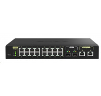 QNAP switch QSW-M2116P-2T2S (2x10GbE SFP+/2x10GbE RJ45/16x2,5GbE/18xPoE)