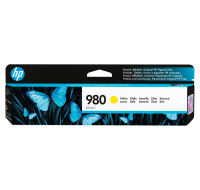 HP 980 Yellow Ink Cart, D8J09A (6,600 pages)