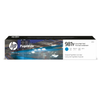 HP 981Y Extra High Yield Cyan Original PageWide Cartridge (16,000 pages)