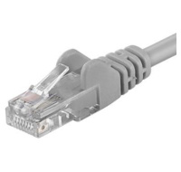 PremiumCord Patch kabel UTP RJ45-RJ45 CAT6 5m šedá