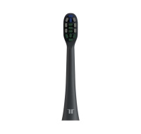 BAZAR - Tesla Smart Toothbrush TS400 Brush Heads Black 4x - Poškozený obal (Komplet)