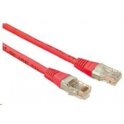 Solarix Patch kabel CAT5E UTP PVC 5m červený non-snag-proof C5E-155RD-5MB