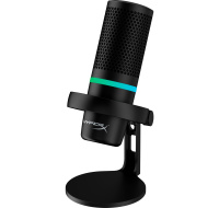 HyperX DuoCast - USB Microphone (Black) - RGB Lighting (HMID1R-A-BK/G) - Mikrofon