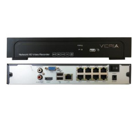 Veria IP záznamové zařízení  NVR 8108P + 8POE
