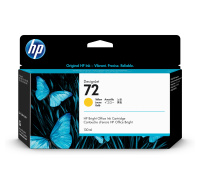 HP 72 Yellow DJ Ink Cart, 130 ml, C9373A