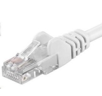 PREMIUMCORD Patch kabel UTP RJ45-RJ45 CAT5e 0.25m bílá