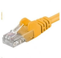 PREMIUMCORD Patch kabel UTP RJ45-RJ45 CAT5e 0.5m žlutá