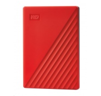 WD My Passport Portable 2TB, Externí HDD, USB 3.0, červená