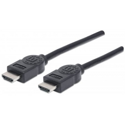 MANHATTAN kabel High Speed HDMI 4K, 3D, Male to Male, stíněný, černý, 15m