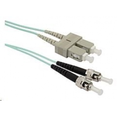 Solarix Patch kabel 50/125 SCupc/STupc MM OM3 1m duplex SXPC-SC/ST-UPC-OM3-1M-D