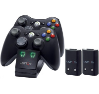 VENOM VS2891 Xbox 360 Black Twin Docking Station + 2 batteries