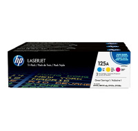 HP 125A CMY 3-pack LJ Toner Cart, CF373AM (1,400 / 1,400 / 1,400 pages)