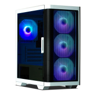 ZALMAN case M4, Mini Tower, mATX, 2xUSB 3.0, 1xUSB 2.0, 4x 120mm RGB Fan, bílá