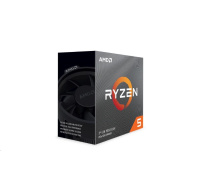 CPU AMD RYZEN 5 3600, 6-core, 3.6 GHz (4.2 GHz Turbo), 35MB cache (3+32), 65W, socket AM4, Wraith Stealth Cooler