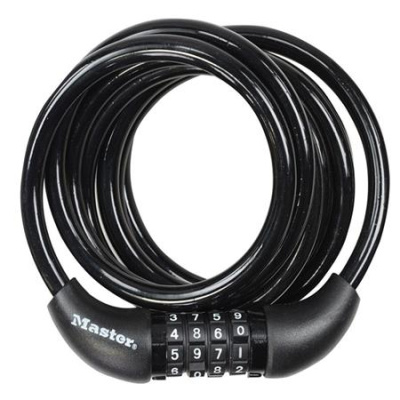 Master Lock Spirálový kombinační zámek na kolo  8221EURDPRO - 1,8m