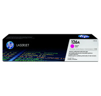 HP 126A Magenta LJ Toner Cart, CE313A (1,000 pages)