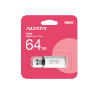 ADATA Flash Disk 64GB C906, USB 2.0, bílá