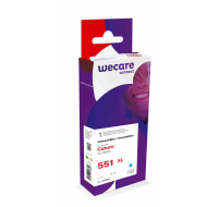 WECARE ARMOR cartridge pro Canon Pixma MG5450, IP7250 (CLi551XLC), modrá/cyan, 13ml, 800str