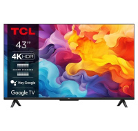BAZAR - TCL 43V6B 43" TV, 4K Ultra HD, LED, HDR, Google TV, Chromecast, Bluetooth, Wi-Fi - poškozený obal