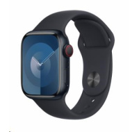 APPLE Watch Series 9 GPS + Cellular 41mm Midnight Aluminium Case with Midnight Sport Band - M/L