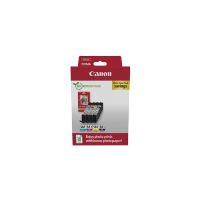 Canon CARTRIDGE CLI-581 BK/C/M/Y PHOTO VALUE pro PIXMA TS615x,625x,635x,815x, 825x ( 200 str.)